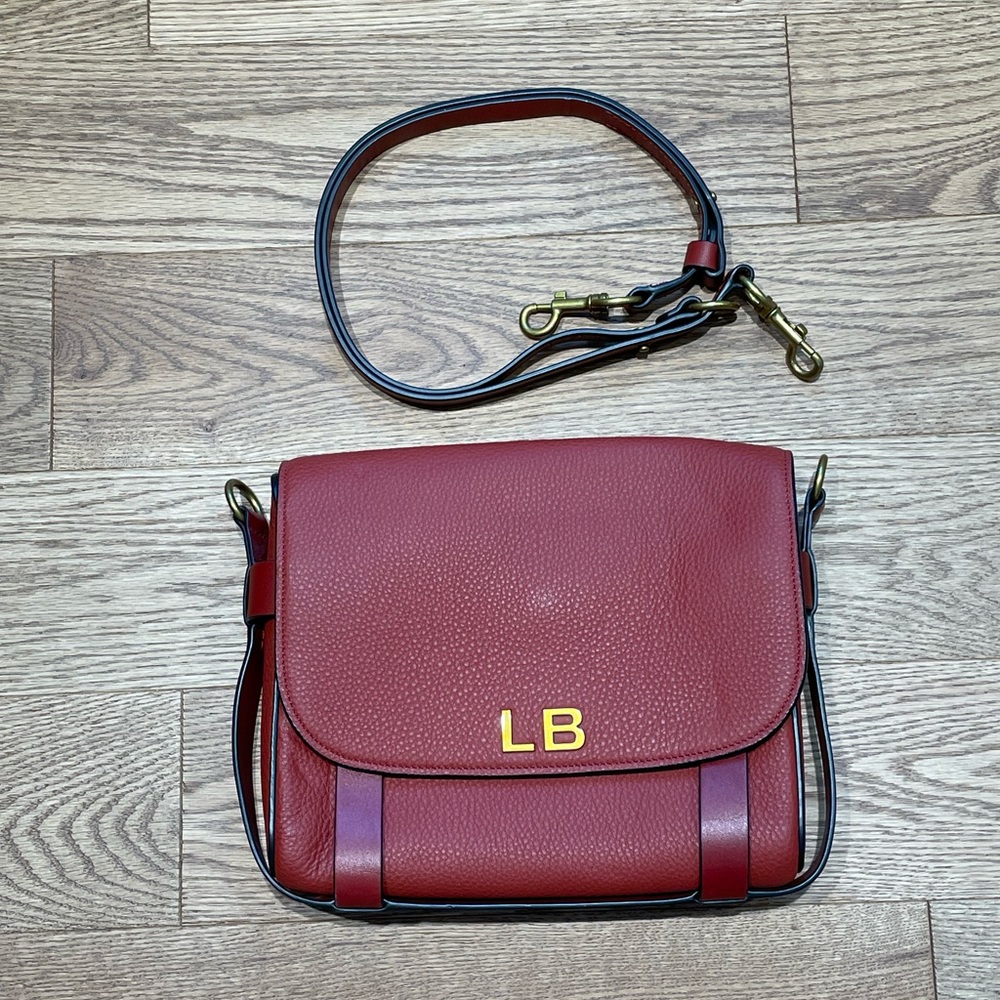 Tory Burch red leather bag